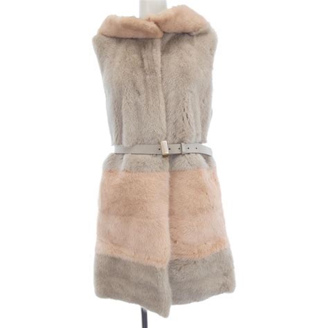 fendi vest fur|fendi women's trenchless.